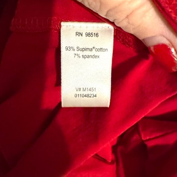 COLDWATER CREEK  RED Turtle Neck Style TOP  3X EUC - Picture 5 of 6